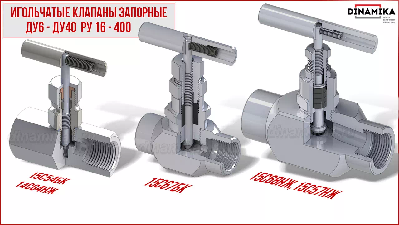 Резьбовые клапаны игольчатые муфтовые в Коломне